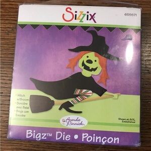 Sizzix BigZ Die Witch with Broom Brenda Pinnick 655571